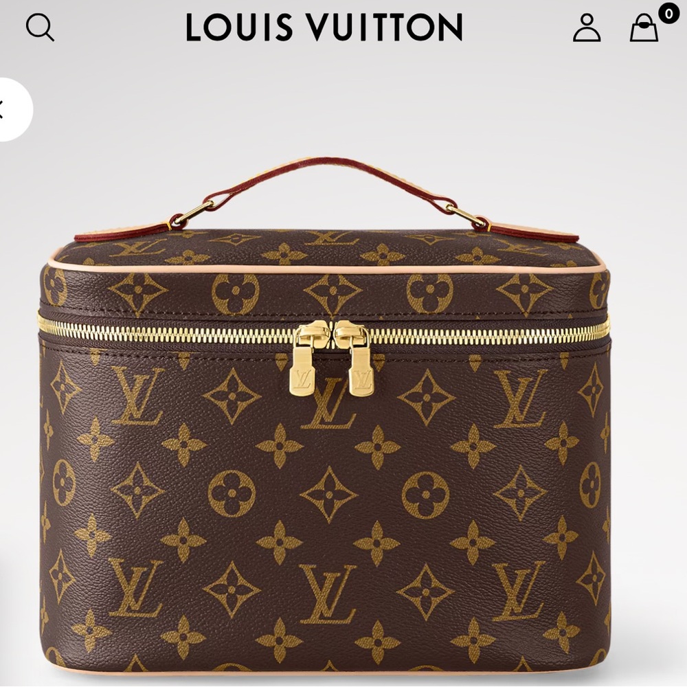 Louis Vuitton monogram nice bb cosmetics case  bag euc and clean